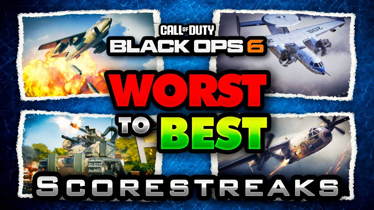 Ranking Every Scorestreak from WORST to BEST in Black Ops 6! (BO6 Killstreaks in Multiplayer)