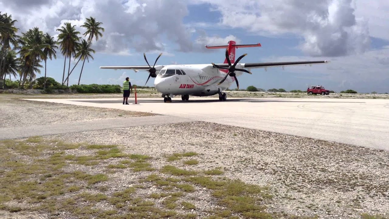 ATR 42-600 à Fangatau Air tahiti Poerani