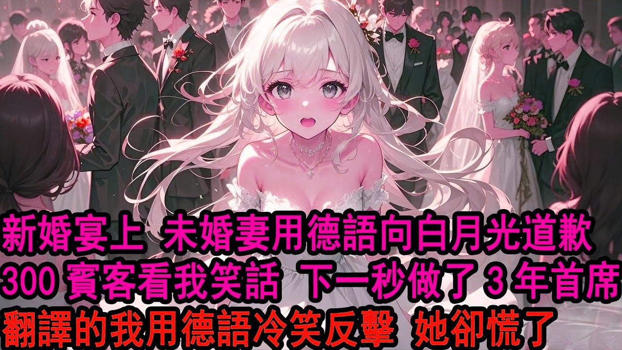 新婚宴上，未婚妻用德語向白月光道歉：“我心裡一直只有你，她只是我的無聊消遣罷了”，300賓客看我笑話，下一秒做了3年首席翻譯的我用德語反擊，全場傻了