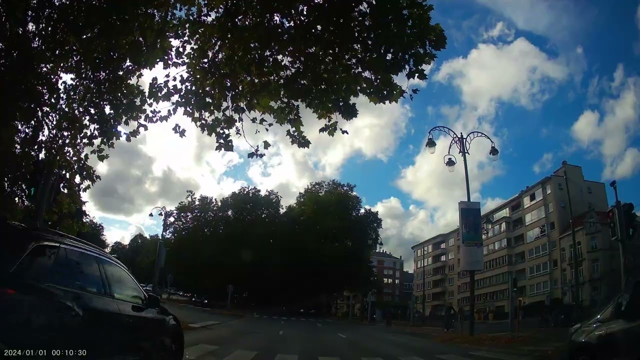 Driving to Meiser, Brussels — Early Autumn Road Tour | No Talking (BE04)