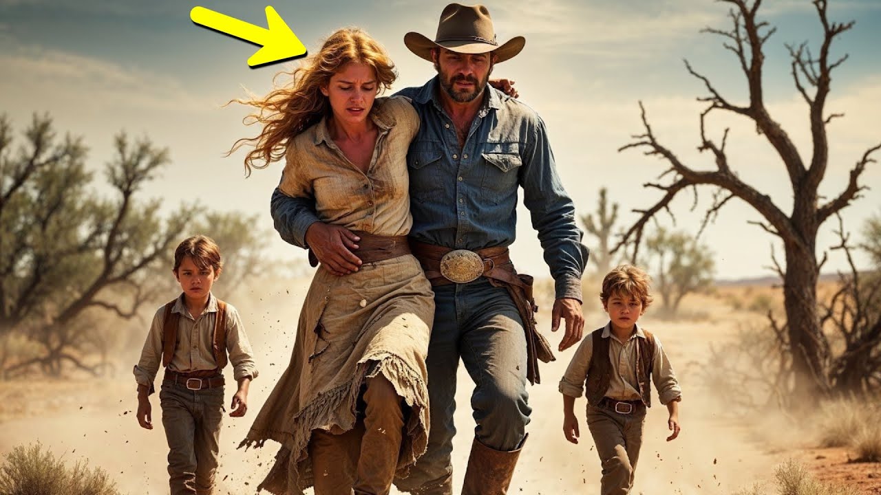 Ženu opuštěnou karavanou našel cowboy – a vzal ji i s dětmi do svého tábora