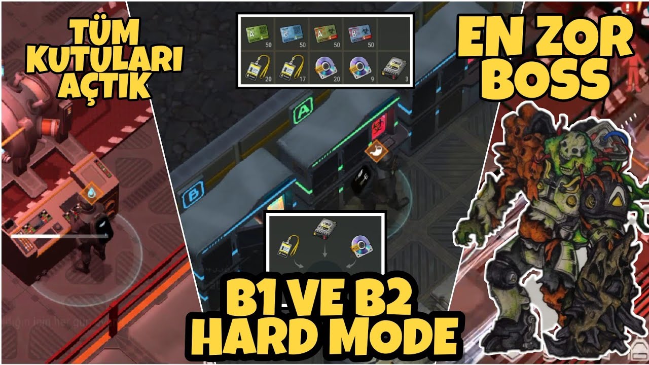 LABORATUVAR ZOR MOD TAMAMEN TEMİZLEDİK VE TÜM LAB KUTULARINI AÇTIK B1 B2 HARD MODE - RIDVAN OYNUYOR