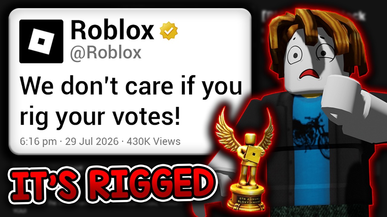 Roblox Innovation Awards 2026 полностью сфальсифицированы...