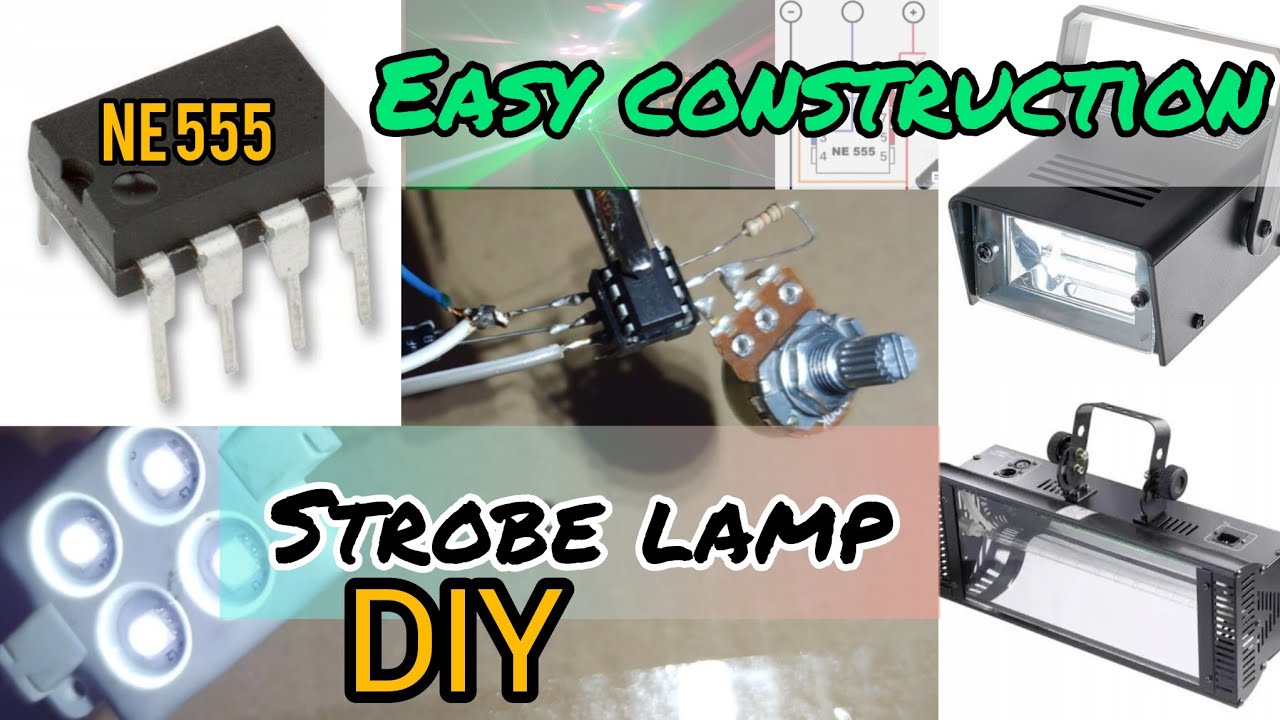 Jak zrobić stroboskop LED Easy DIY simple strobe DIY prosty stroboskop How to make strobe Light