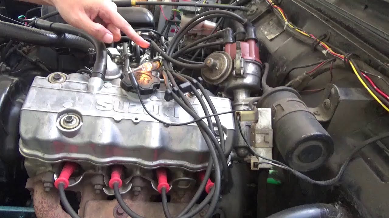 Cara cek dan stel timing pengapian Mobil Suzuki KaTaNa