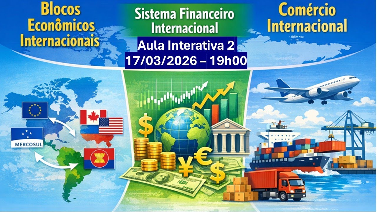 Aula Interativa 2 Blocos Econômicos Internacionais e Sistema Financeiro Internacional