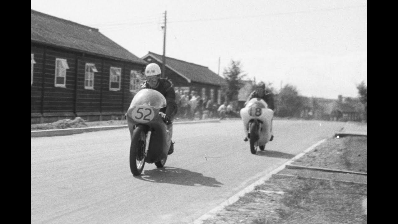 Whit Monday 6th June 1960 - Solo & Sidecar Motorcycle Road Racing at Blandford Camp, Dorset