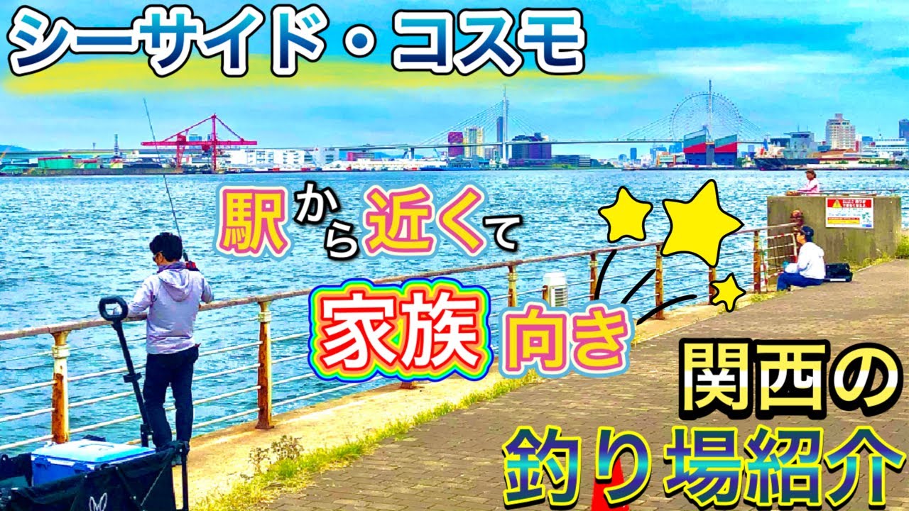 【シーサイドコスモ】ファミリーに最適！大阪南港の人気スポット〜関西のおすすめ釣り場紹介〜