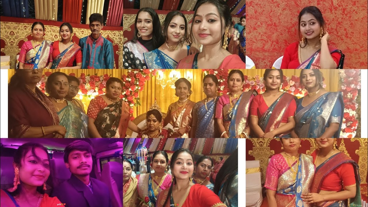 কাকার বিয়ে ❤️ কখন পৌছালাম??কি কি খেলাম ??  শাড়ি টা হঠাৎ এমন কেনো পড়লাম??🤷🏼‍♀️
