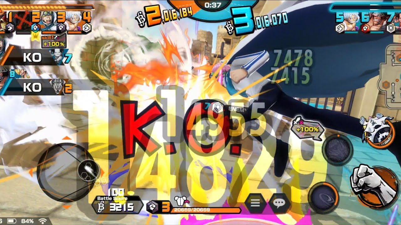 Saturn Game play / One Piece Bounty Rush 