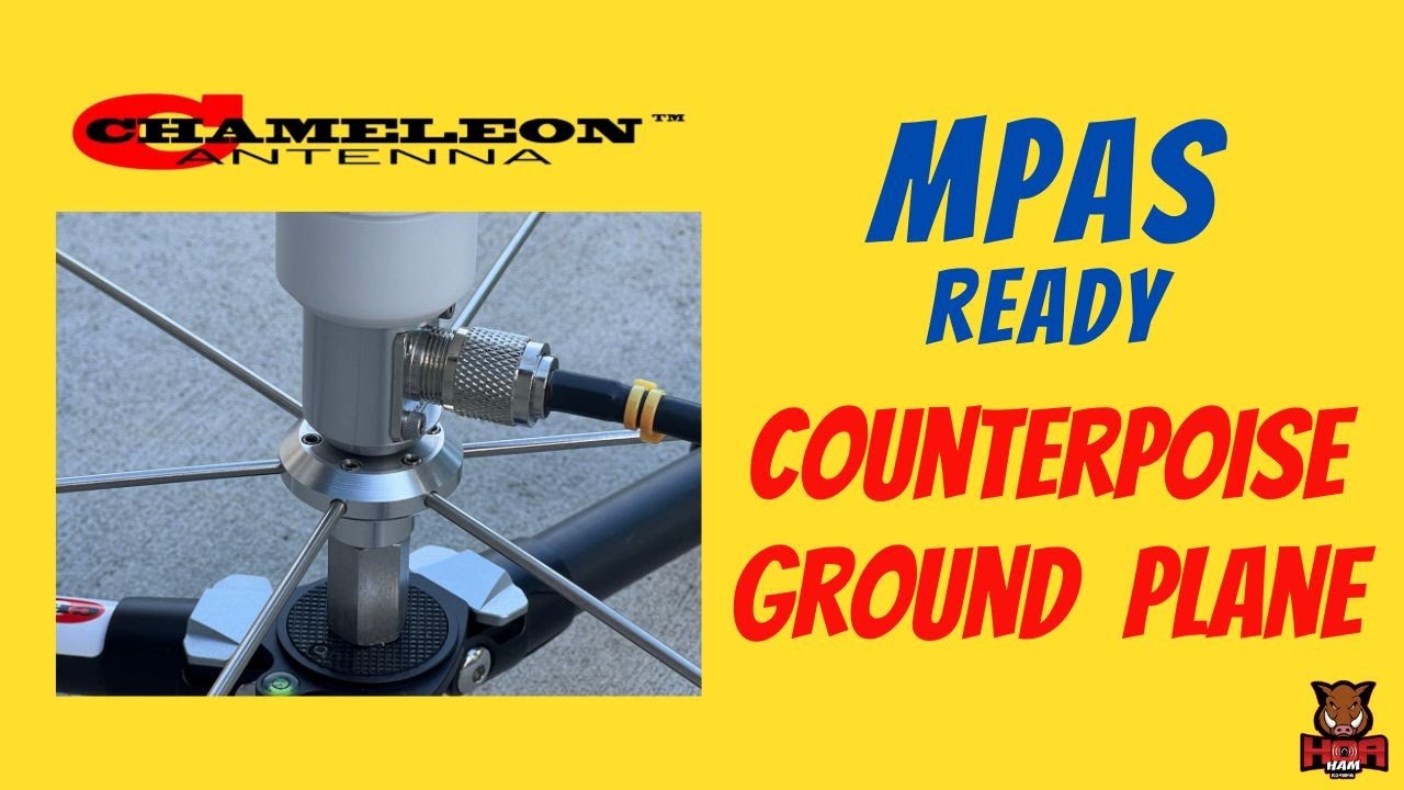 Ground Plane / Counterpoise Permanent Stinger Kit from Chameleon Antenna -- Use & Review