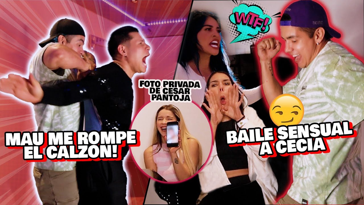 MAU Y KARLA SE PELEAN POR CULPA DE CECIA 😡 RETO DE LA BOTELLA FT Cesar Pantoja y Carol Castro