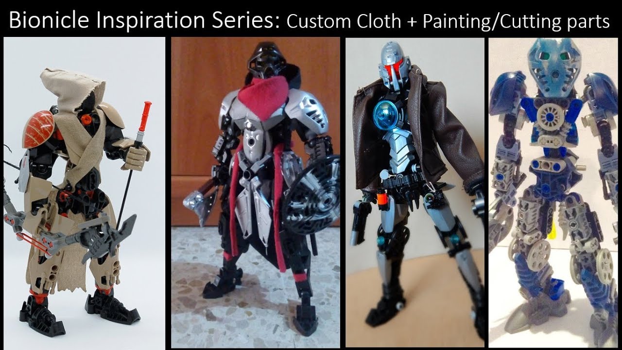 Bionicle Inspiration Series Ep 95 Custom Cloth, Painting Parts and Cutting Pieces (2)