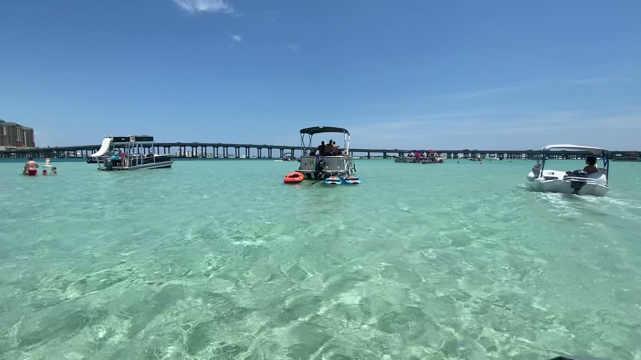 Crab Island Destin Florida by Jet Ski, June 14th, 2021