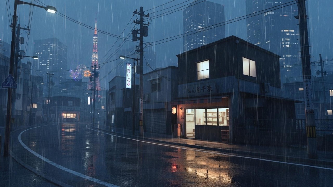 90s Rain Lofi 🌧️ Deep Sleep Music for Insomnia Relief