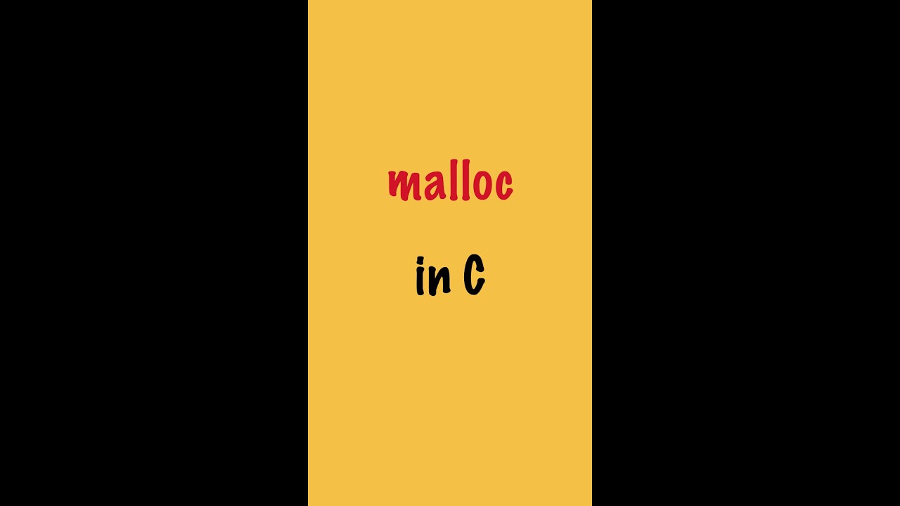 malloc в c | динамическое выделение памяти | от dubebox #shorts