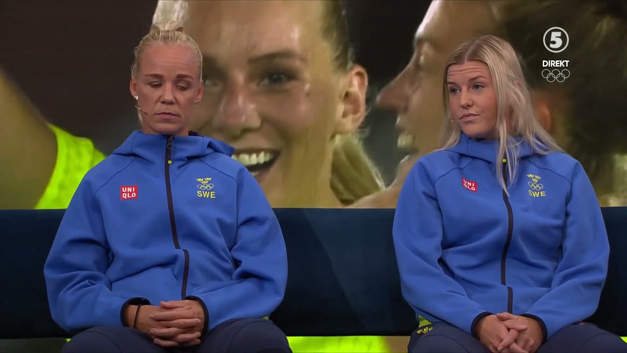 Caroline Seger & Olivia Schough interview after 2020 Olympics final