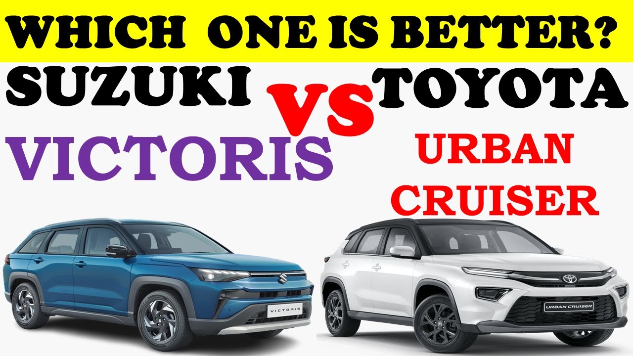 Maruti Suzuki Victoris Vs Toyota Urban Cruiser Hyryder | Top car Comparison