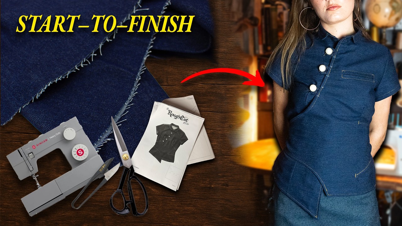 Asymmetrical Japanese Wrap Shirts &mdash; A Complete Start-to-Finish Build