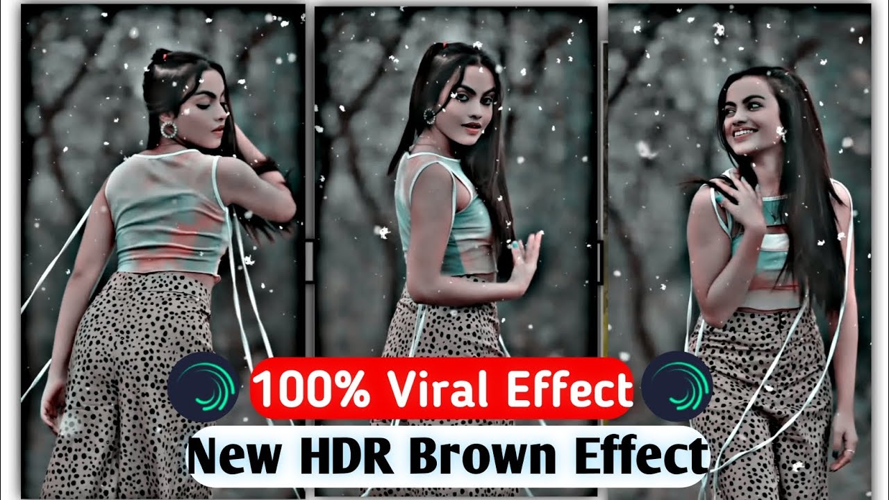 New HDR Brown Effect | Smooth Effect Editing Alight Motion | Viral HDR Effect Editing Tuturial |