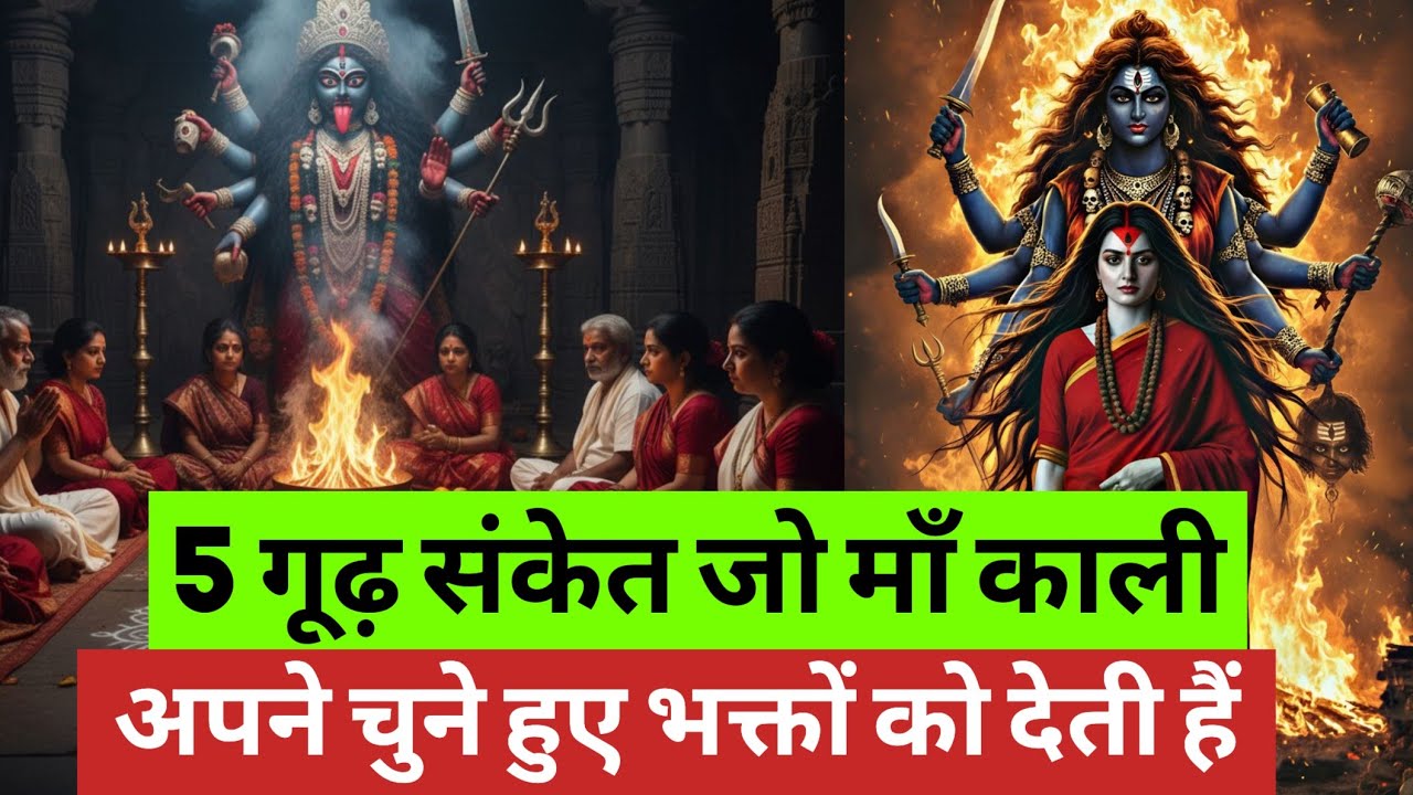 5 गूढ़ संकेत जो माँ काली अपने चुने हुए भक्तों को देती | Maa Kali Sadhana Anubhav