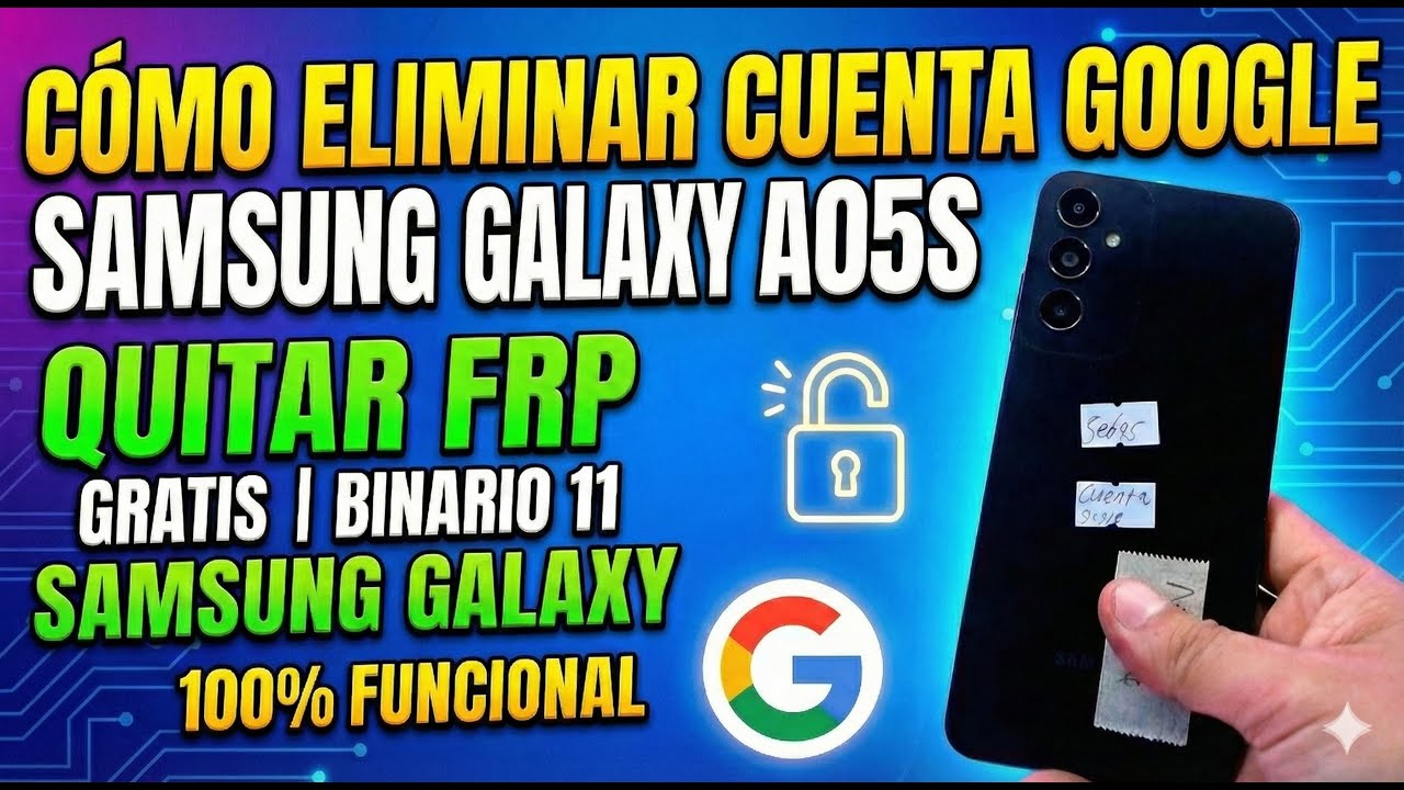 🔓 Как УДАЛИТЬ аккаунт Google 𝗦𝗮𝗺𝘀𝘂𝗻𝗴 Galaxy A05s | Удалить Bypass FRP БЕСПЛАТНО Бинарный файл 11 🇷🇺