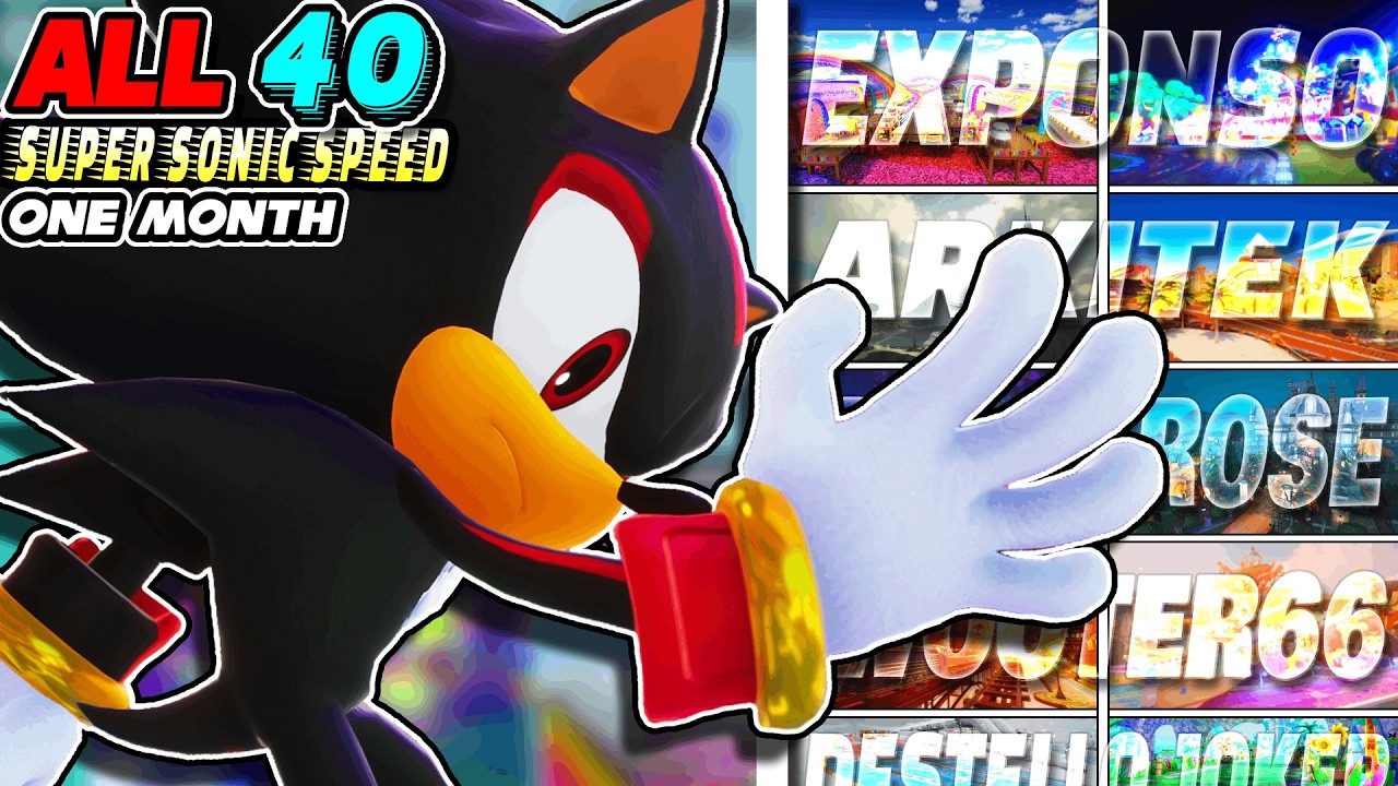 They 100% Know Something We Don't.. | ALL 40 SSS World Records in Sonic Racing CrossWorlds[1MONTH]
