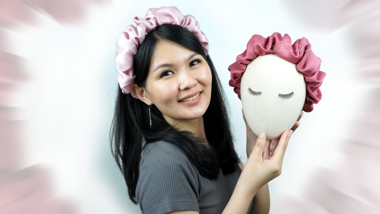 PUFFY Headband!! 😍 SO COMFORTABLE - How to Make Puffy Scrunchie Headband with Elastic