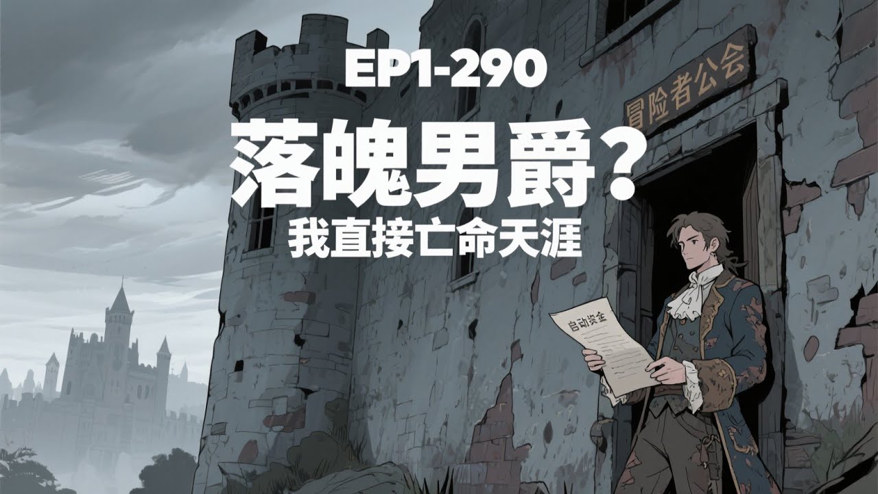 🔥《落魄男爵？我直接亡命天涯》EP1-290💥穿成破产贵族，开局一座漏风城堡。 我，洛克，反手将资产变卖，拿着启动资金转身就进了冒险者公会，准备开始自己的异世界冒险之旅。