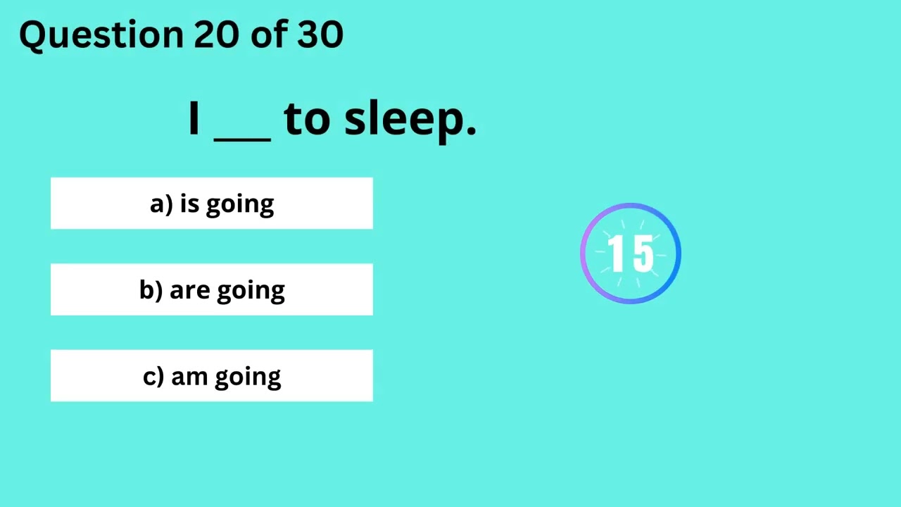 Present Continuous Tense | Fill in the Blanks Practice (10 Minutes)