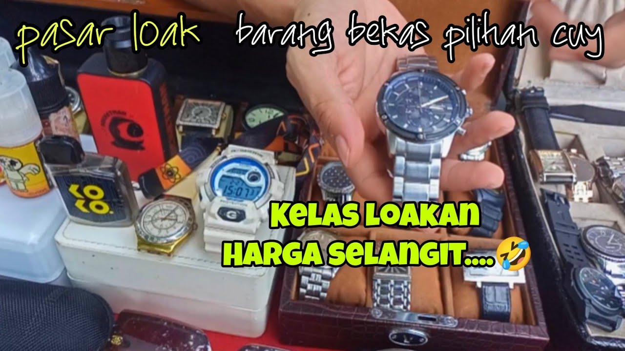 JAM TANGAN BEKAS ALEXANDRE CHRISTIE G-SHOCK, BAJU CALVIN KLEIN‼️Pasar Loak Kebayoran Lama 