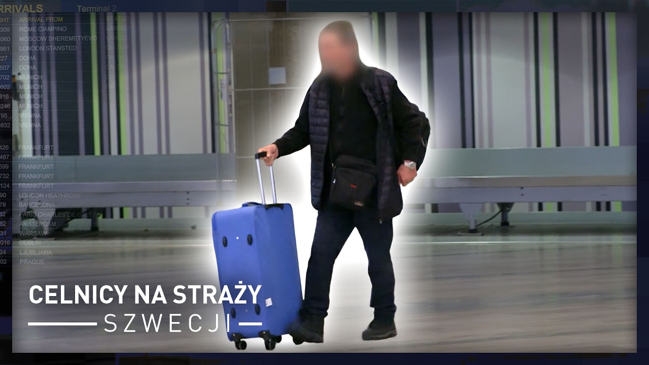 Celnicy zatrzymali pasażera, który nie umiał iść prosto. Był pod wpływem | Celnicy na straży Szwecji