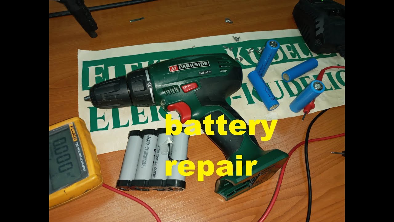 PARKSIDE PABS 14,4 A1 battery repair 14,4V