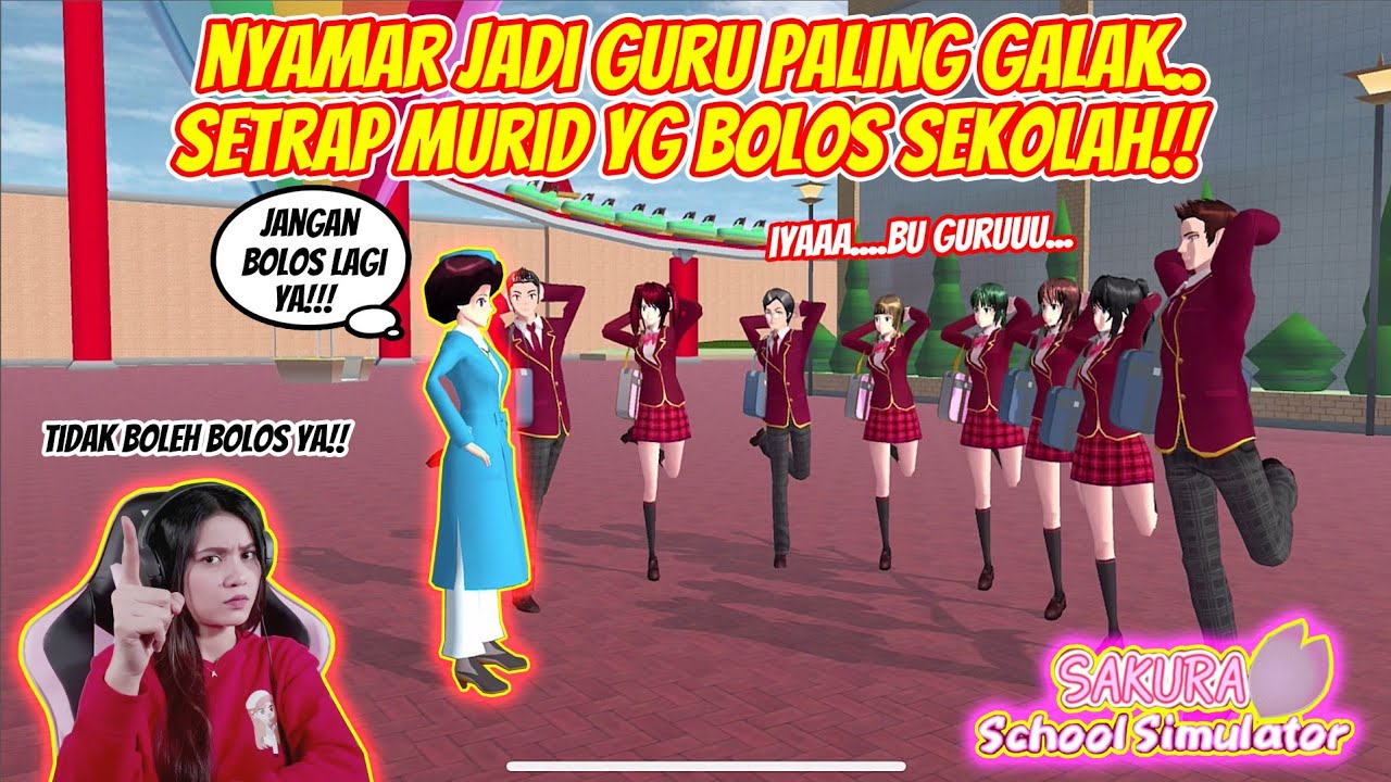 SETRAP MURID-MURID YANG PADA BOLOS DI AMUSEMENT PARK!! SAKURA SCHOOL SIMULATOR - Part 82