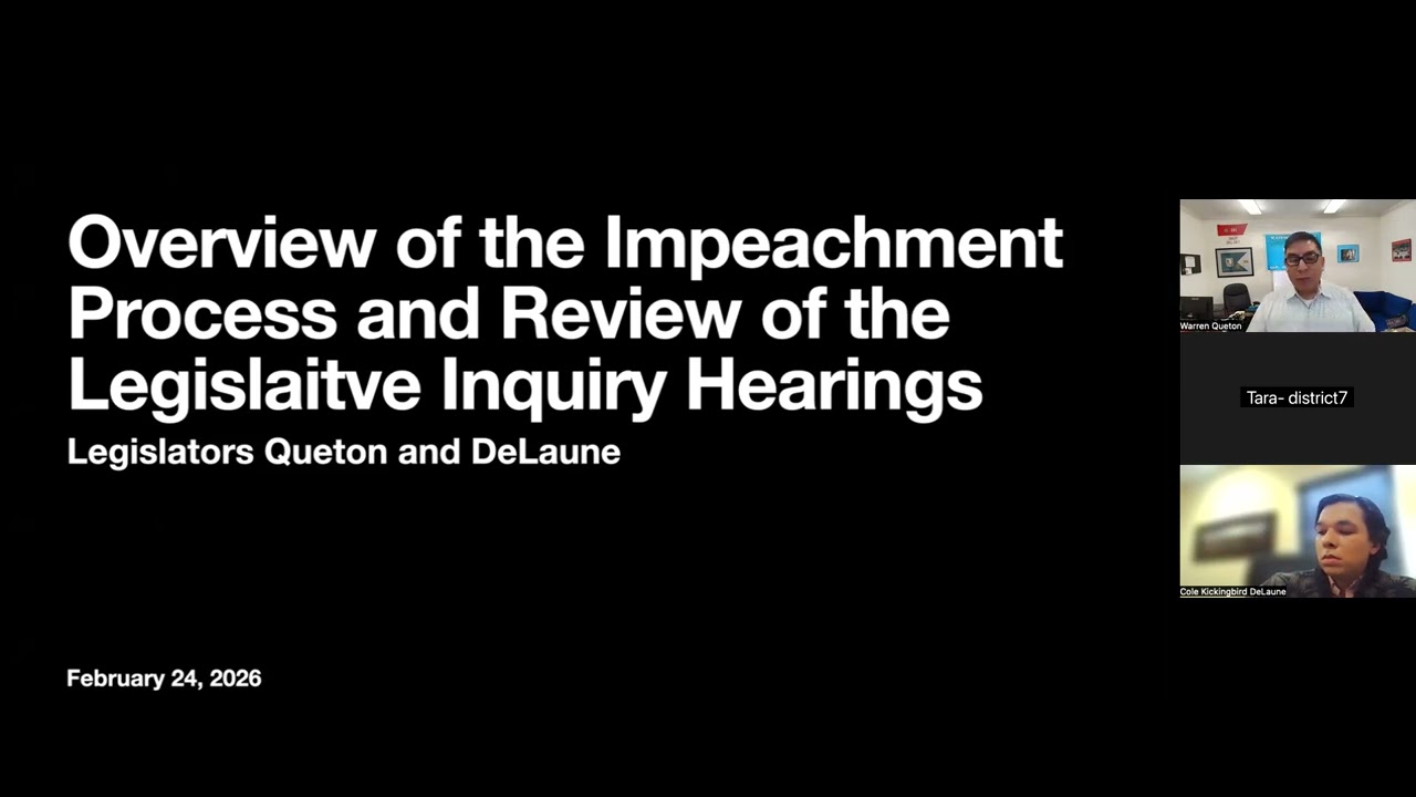 Webinar: Discussion of the Impeachment Hearing