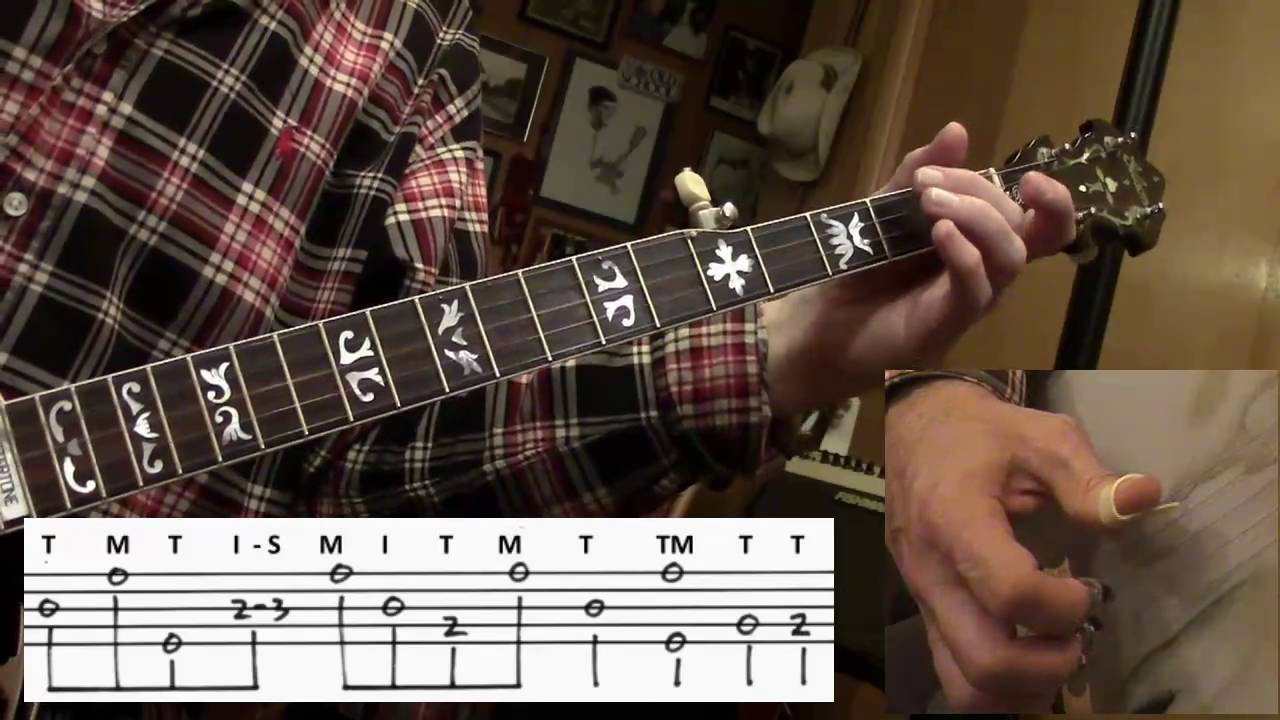 Comin' Round the Mountain -- 5-String Bluegrass Banjo Lesson