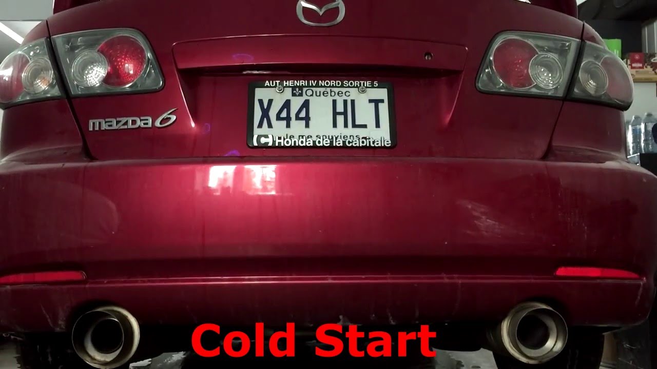 Mazda 6 Straight Pipe Muffler Delete !