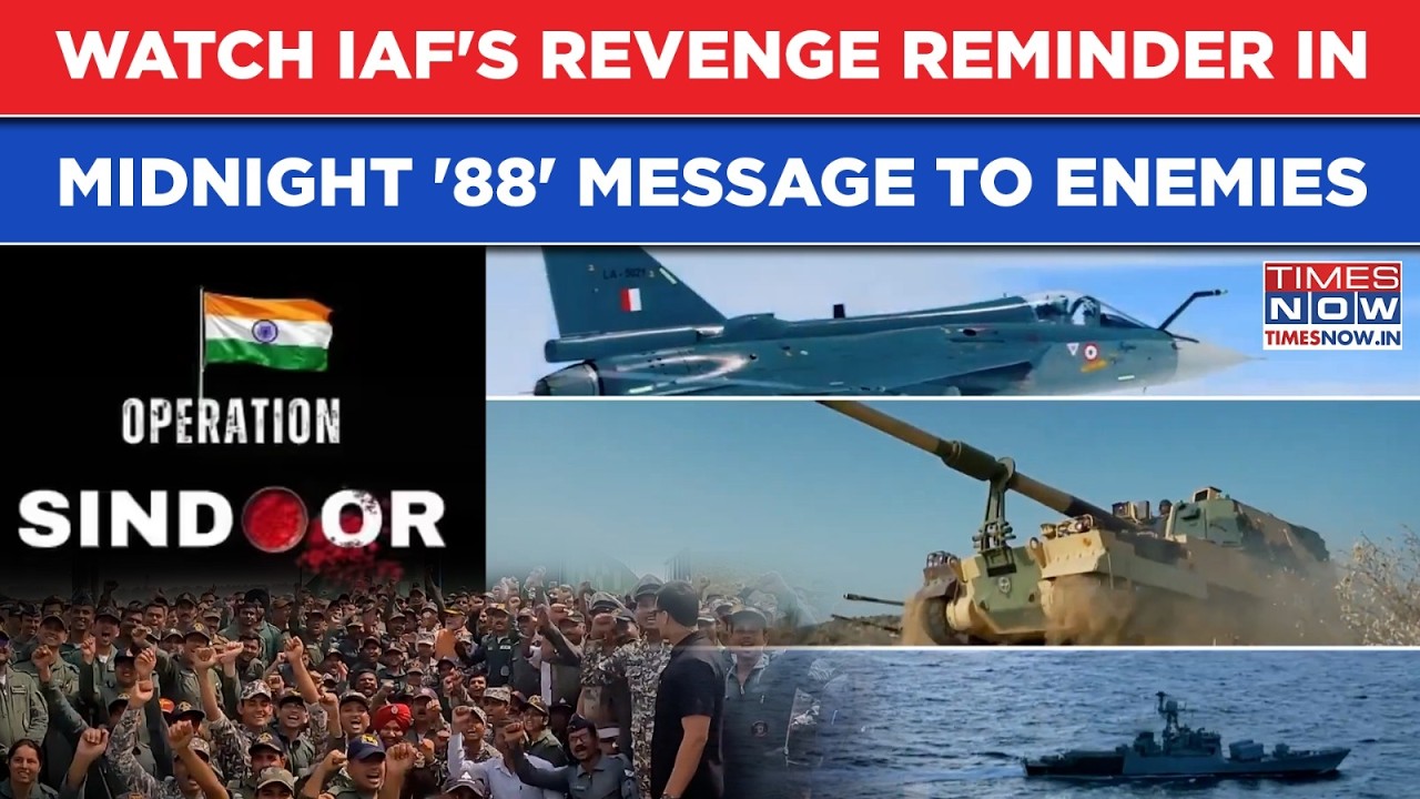 IAF's Midnight Message To Enemies, Chilling '88' Reminder On India's Pakistan Strikes Anniversary