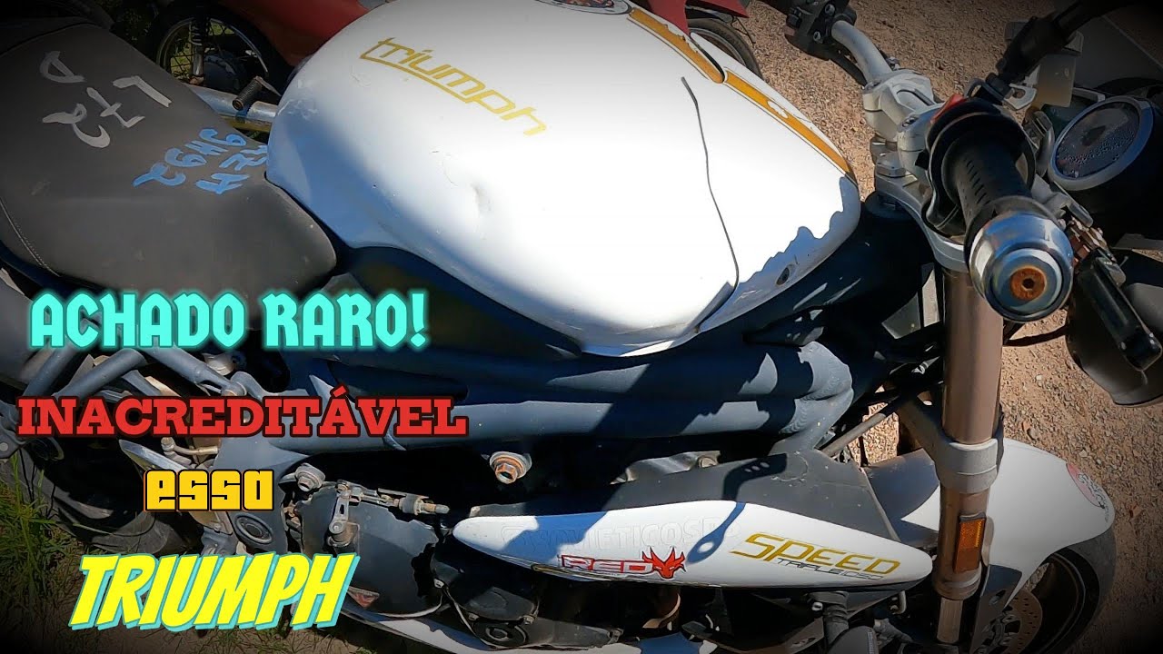 INACREDITÁVEL O QUE ENCONTREI NO PÁTIO DO DETRAN RS! 😱 MOTO DE LUXO POR PREÇO DE BANANA!