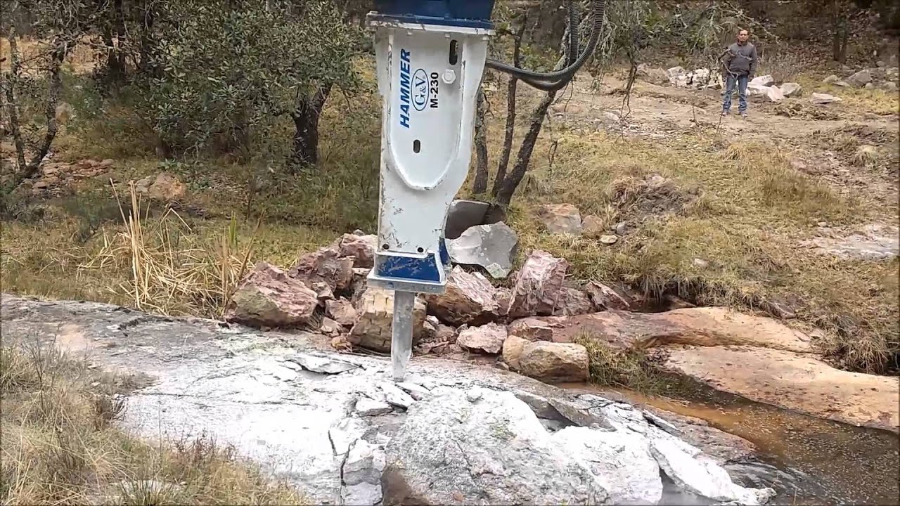 MARTILLO HIDR&Aacute;ULICO G&V PARA EXCAVADORA CAT 320 Y 325 MAXIMO PODER AL MEJOR PRECIO