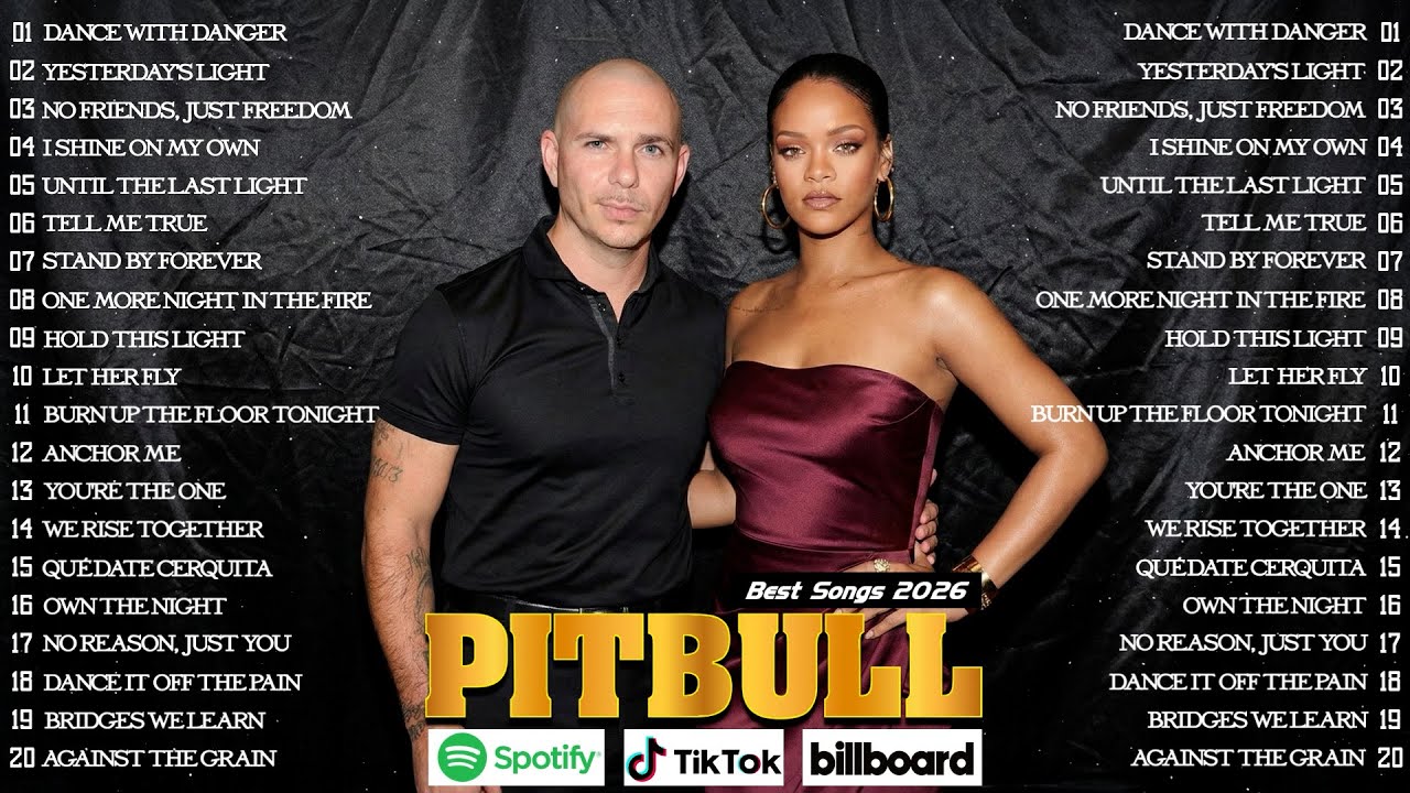 Pitbull Songs Playlist 2026 ~ The Best Of Pitbull ~ Pitbull Songs Greatest Hits Full Album #01
