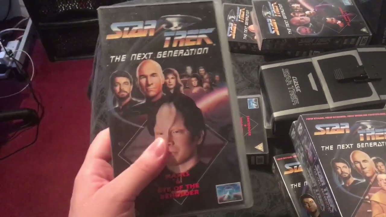 Star Trek collection (DVDs, VHS) 