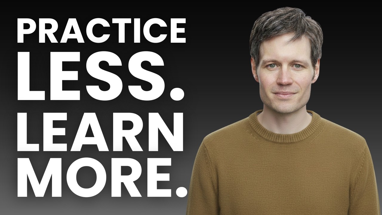 Get Better At Music By Practicing Less