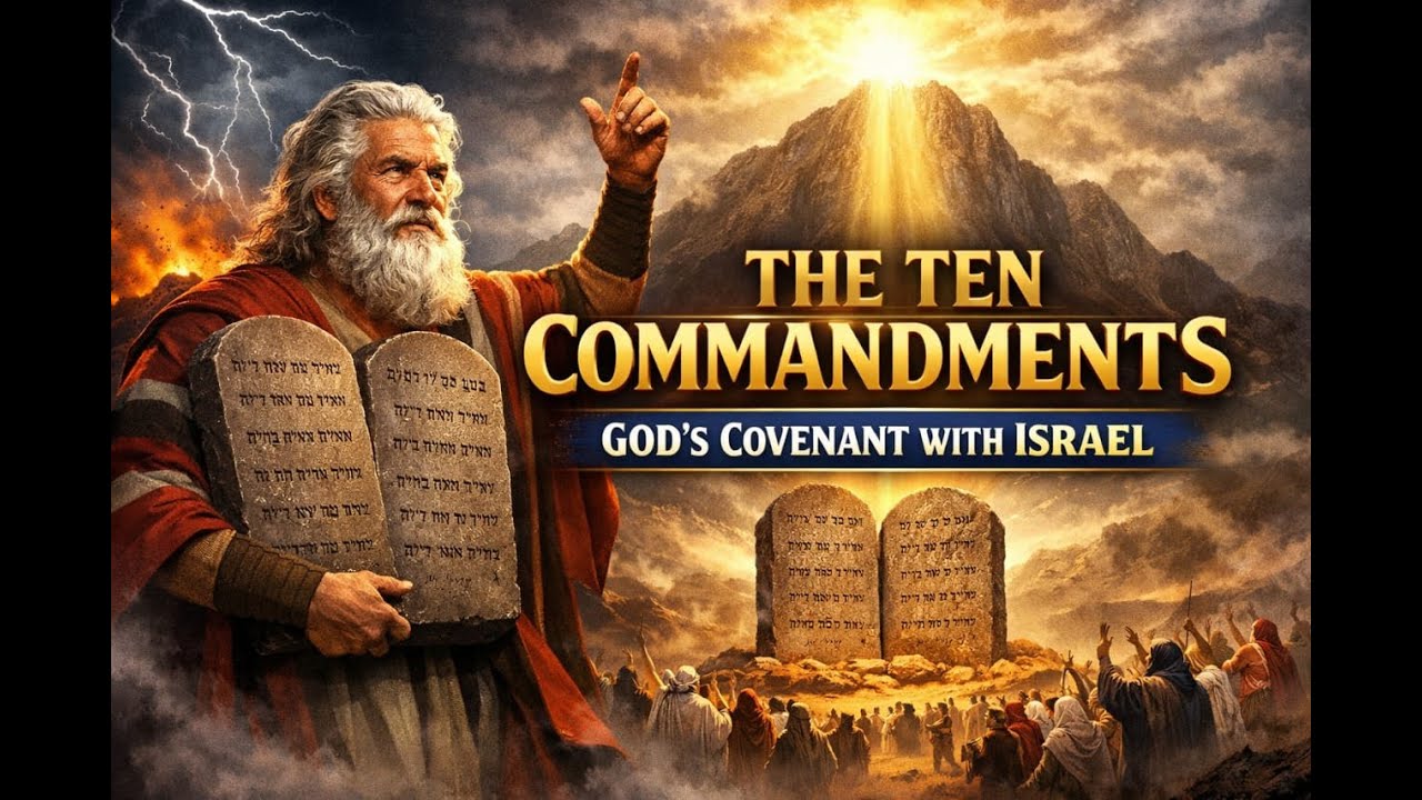 The Ten Commandments - God's Covenant With Israel. 