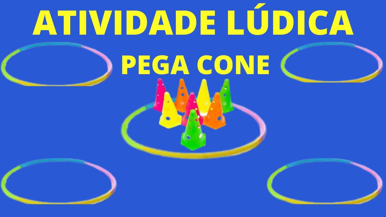 ATIVIDADE LÚDICA NA ESCOLA - PEGA CONE  (COMPETIÇÃO)