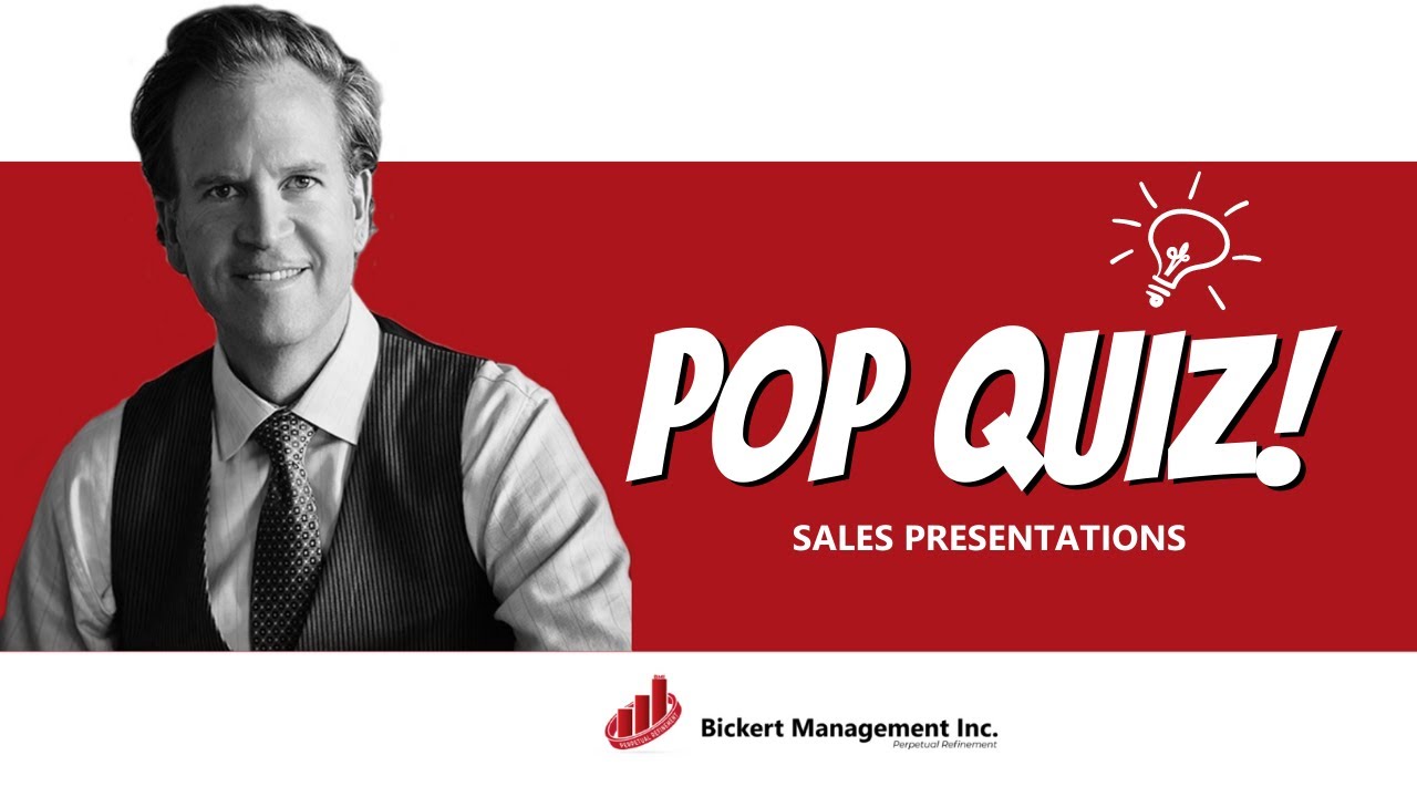 BMI Pop Quiz! Sales Presentations