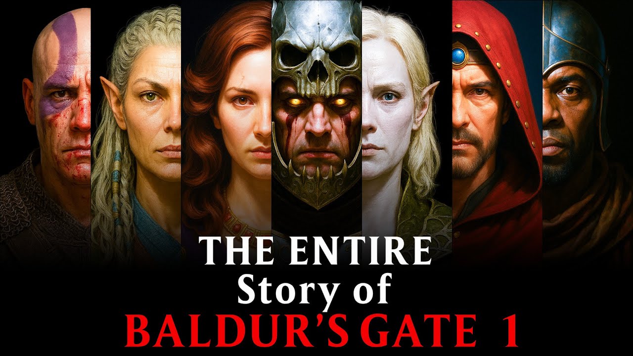 The ENTIRE Story of Baldur's Gate 1 To Fall Asleep To
