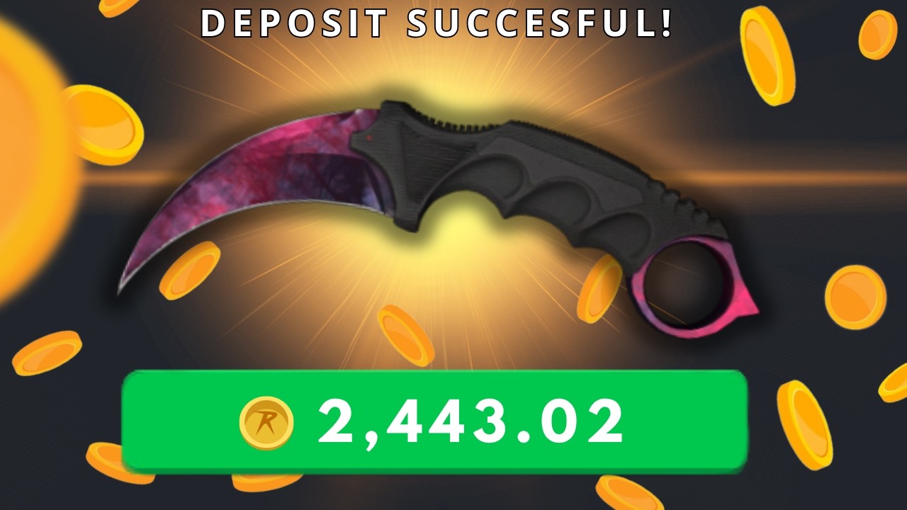 I Deposited my KARAMBIT DOPPLER on CSGOROLL...
