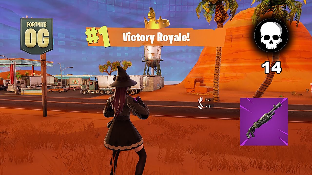 FORTNITE OG Season 7 | Zero Build Solo Gameplay 14 kill Victory Royale.