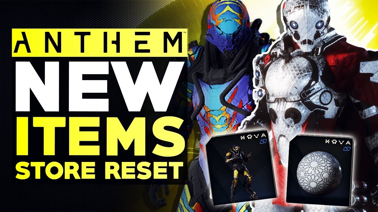 ANTHEM - New Item Store Reset: Regal Storm Armor Pack, Tiger Eye Wrap & Finger Gun Emote